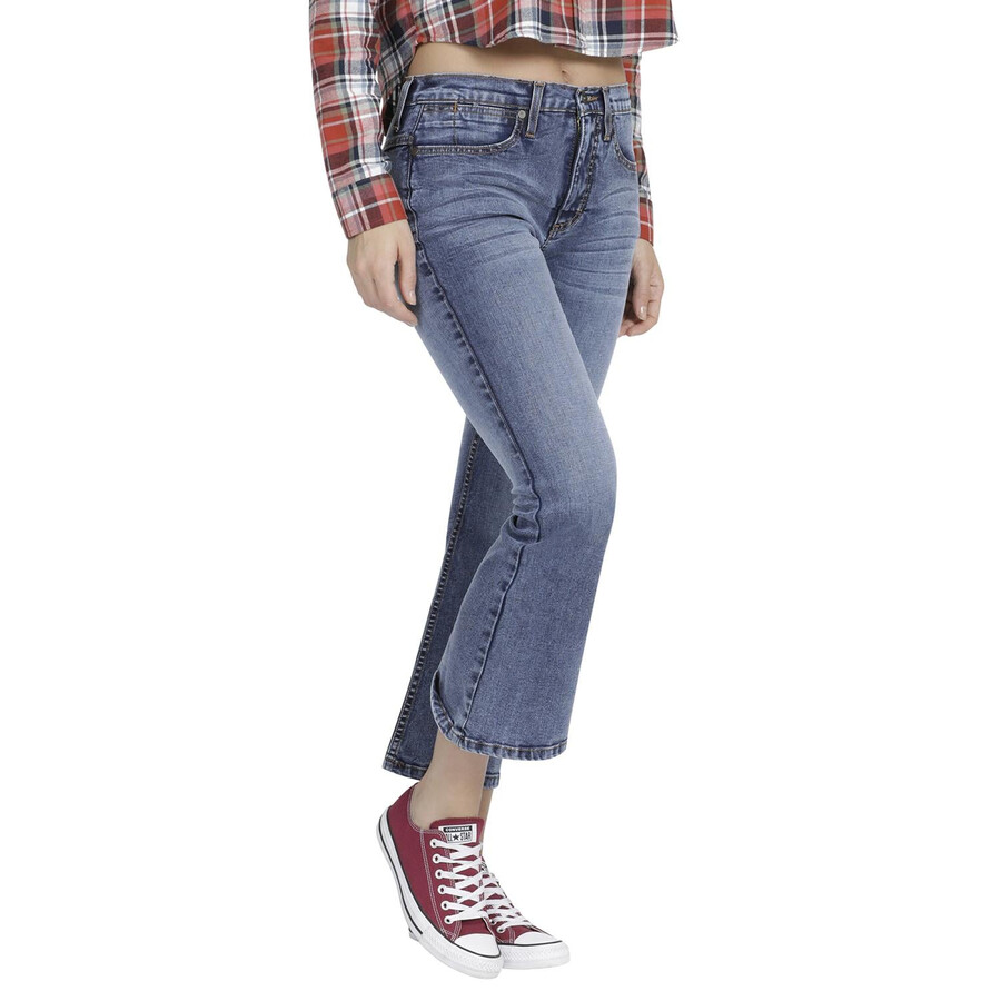 vaqueros de corte bota para mujer lee 340