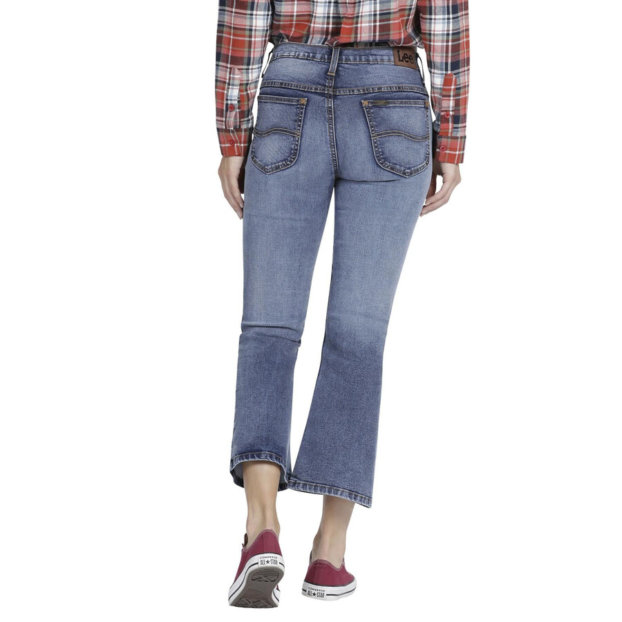 vaqueros de corte bota para mujer lee 340