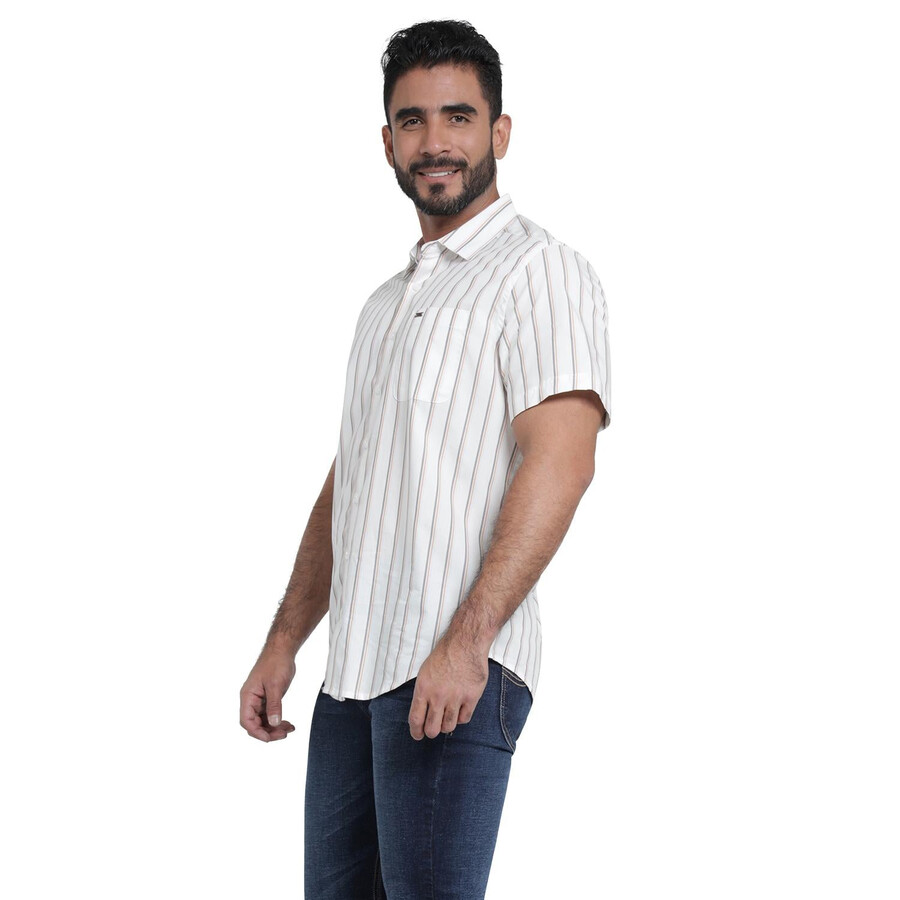 camisa informal lee slim fit para hombre 421