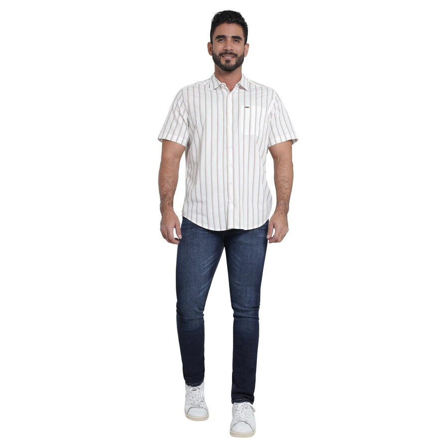 camisa informal lee slim fit para hombre 421
