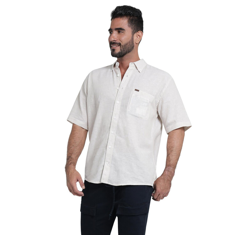 camisa informal de corte regular para hombre lee 411
