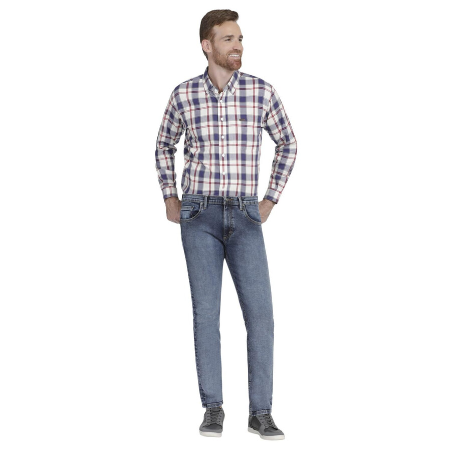 vaqueros ajustados lee para hombre 340