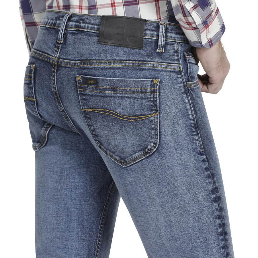 vaqueros ajustados lee para hombre 340